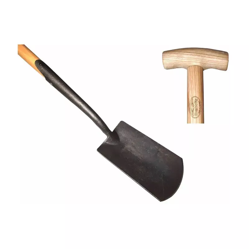 DeWit Solid Socket Dutch Digging Spade, Head: 10.5″ x 6″W Total: 46″L