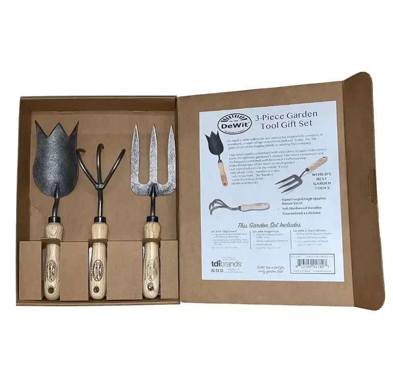 DeWit Tool Gift Set – 3 Piece Essentials for Mom Made with Tempered Boron Steel