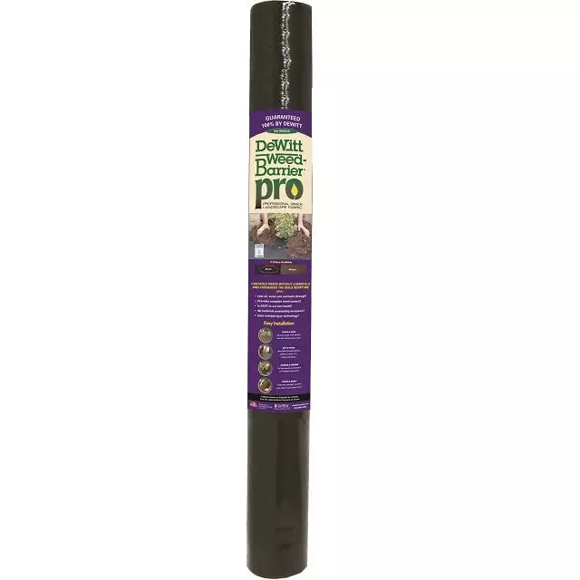 DeWitt Weed-Barrier PRO Professional Grade Landscape Fabric, 3 Ft. x 50 Ft. Black
