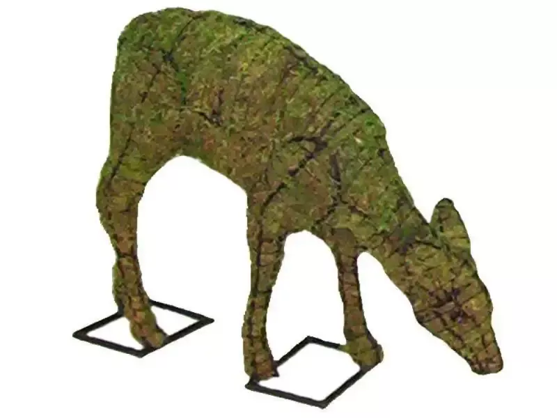 Doe Topiary Sculpture 20″ and 38″- Wire Frame or Moss Filled