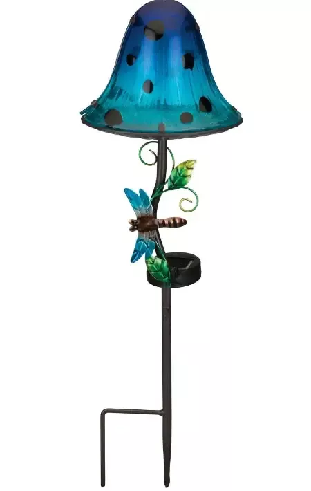 Dottie Mushroom Solar Stake – Blue