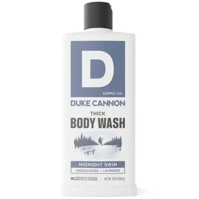 Duke Cannon Thick High-Viscosity Body Wash, Midnight Swim
