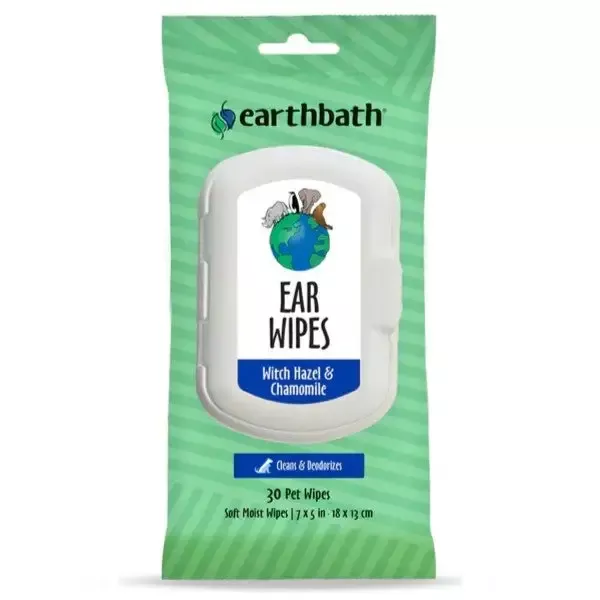 Earthbath™ Ear Wipes for Dogs and Cats 30-Count