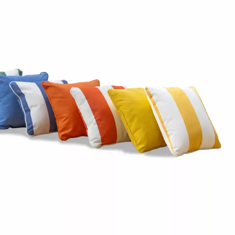 East Green Square Outdoor Accent Pillow
