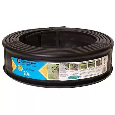 Economy Grade Landscape Edging 20 ft. x 4.5 in. Black Poly