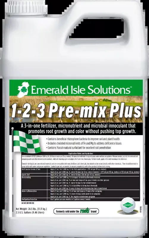 Emerald Isle 1-2-3 Premix Plus – 2.5 Gallon