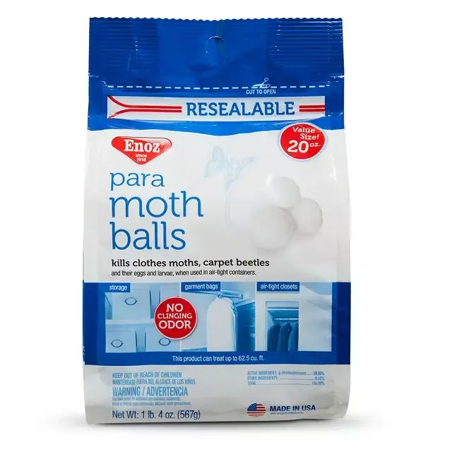 Enoz Para Moth Balls 20oz. Resealable Package