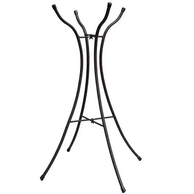 Evergreen Hourglass Shape Metal Bird Bath Stand