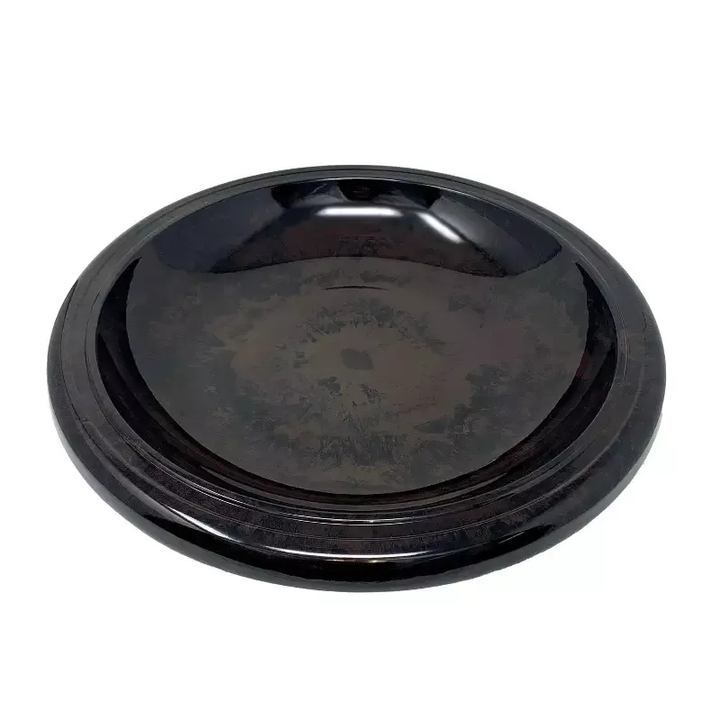 Fiber Clay Lightweight 19″ Dia Birdbath Top, Antique Brown