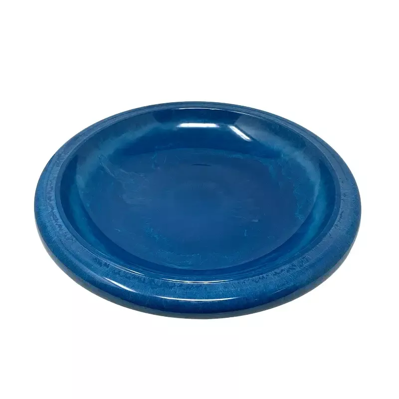 Fiber Clay Lightweight 19″ Dia Birdbath Top, Azure Blue