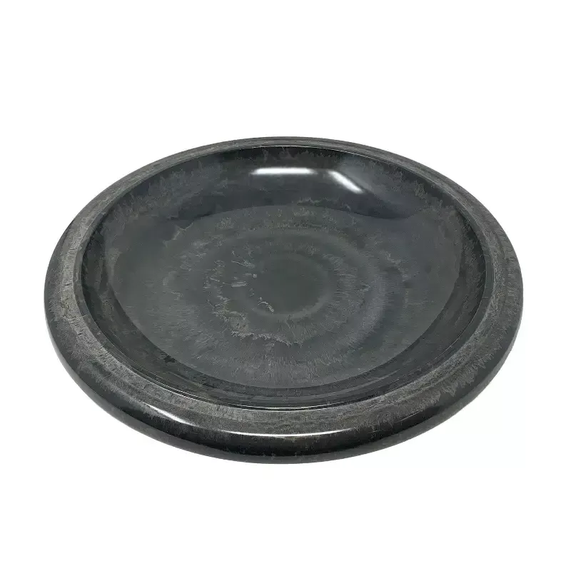 Fiber Clay Lightweight 19″ Dia Birdbath Top, Gray