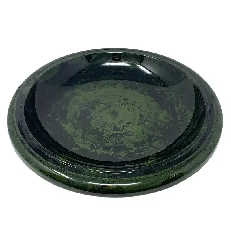 Fiber Clay Lightweight 19″ Dia Birdbath Top, Hunter Green