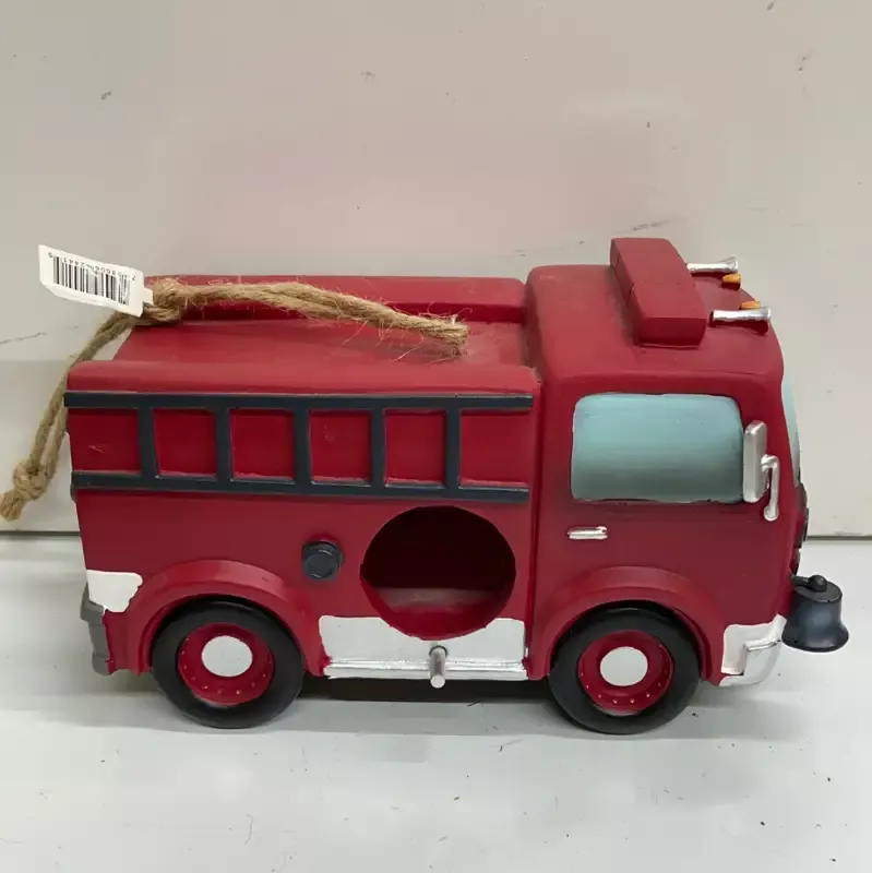 Fire Engine Birdhouse