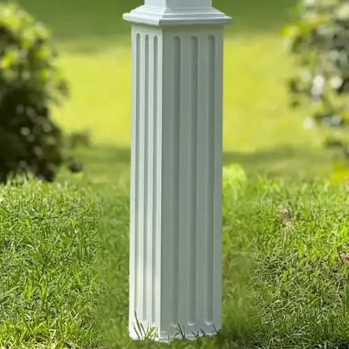 Fluted Decorative Post Cover – 4×4 Post