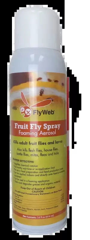 Flyweb Fruit Fly Aerosol Spray Can