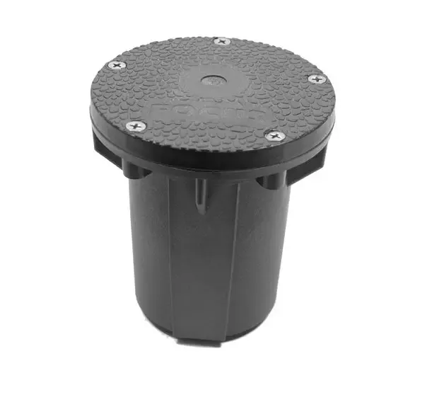 Focus Industries Round 4.5″ Direct Burial Junction Box with Composite Cover