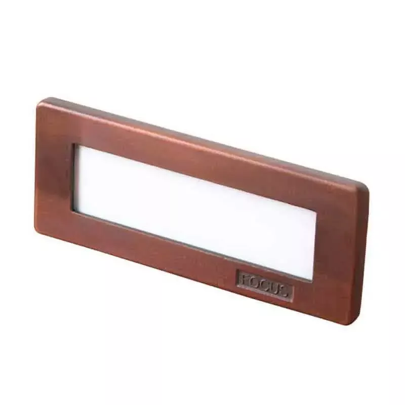 Focus Industries SL08ALNL Series Lensed Flat Panel Brick Light 12V (Lamp Not Included)
