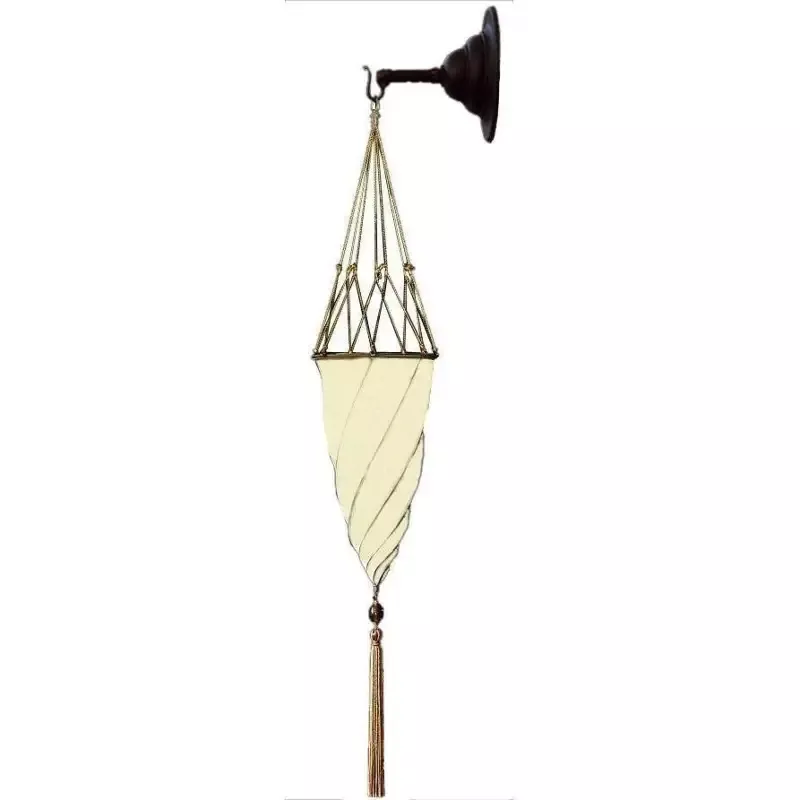 Fortuny 017-CE-4 Cesendello Plain Silk Wall Sconce – 6-3/4″