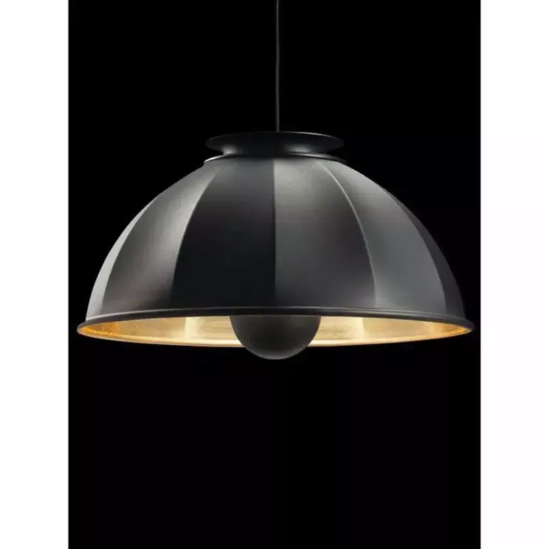 Fortuny 076DF Cupola 76 Suspended Black Shade Lamp