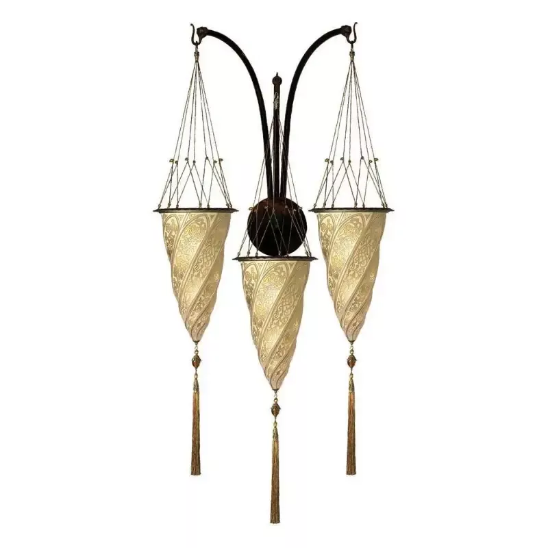 Fortuny G-CM-019-3 Glass Cesendello Triple Arc Wall – 7-1/2″