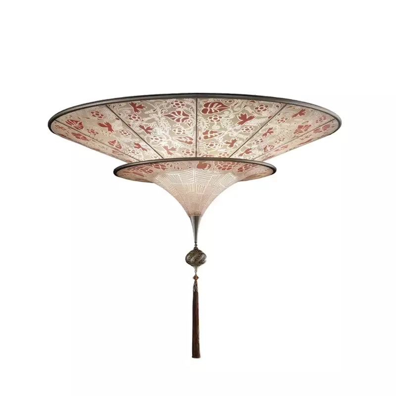 Fortuny G80SH-2 FM Scheherazade 2 Tiers Glass Lamp Flush Mount 29.25″