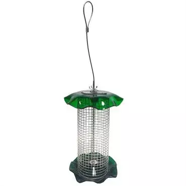 Friends of Flight™ Acrylic Feeder – Green – Seed – 1qt Capacity