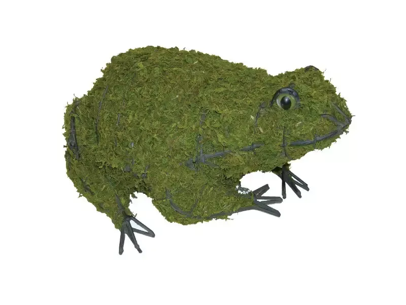Frog 9″ and 28″ Moss Topiary Sculptures