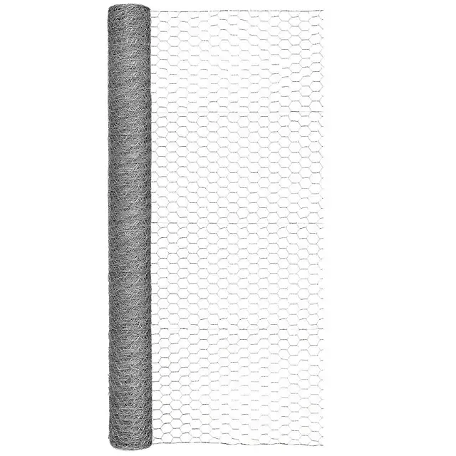 Galvanized Poultry Netting, 1 in. x 48 in. x 50 ft.