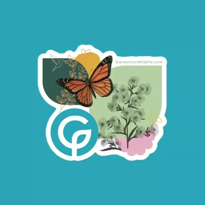 Garden for Wildlife Monarch Sticker