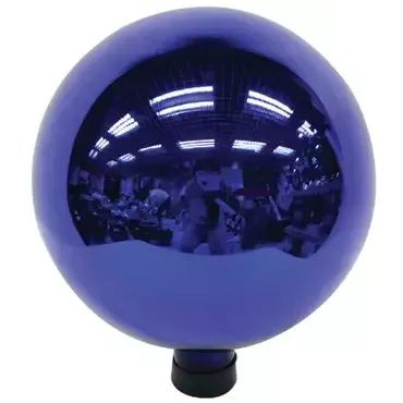 Gardener Select 10″ Metallic Blue Gazing Globe