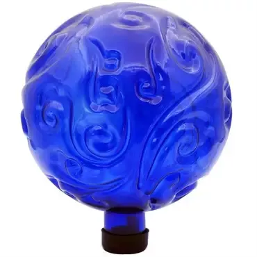 Gardener Select™ Glass Garden Globe – Cobalt Blue – 10in