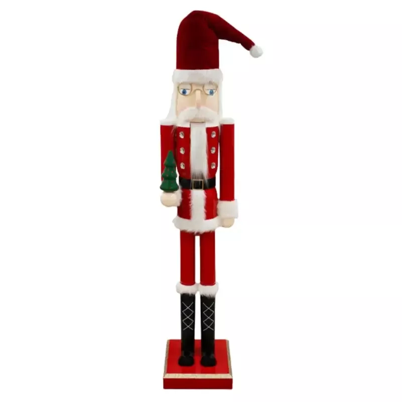 GIANT Nutcracker Mr. Claus Statue by Prime Retreat