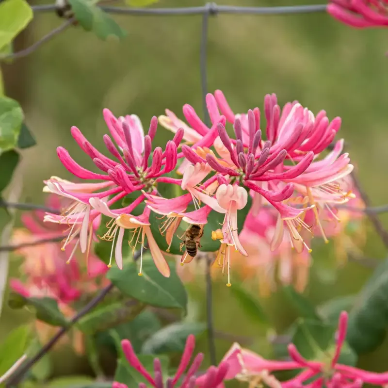 ‘Gold Flame’ Honeysuckle Vine (Lonicera)