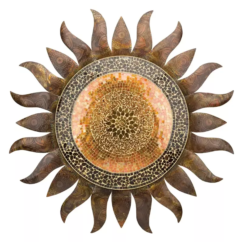 Gold Sun Wall Decor 36″