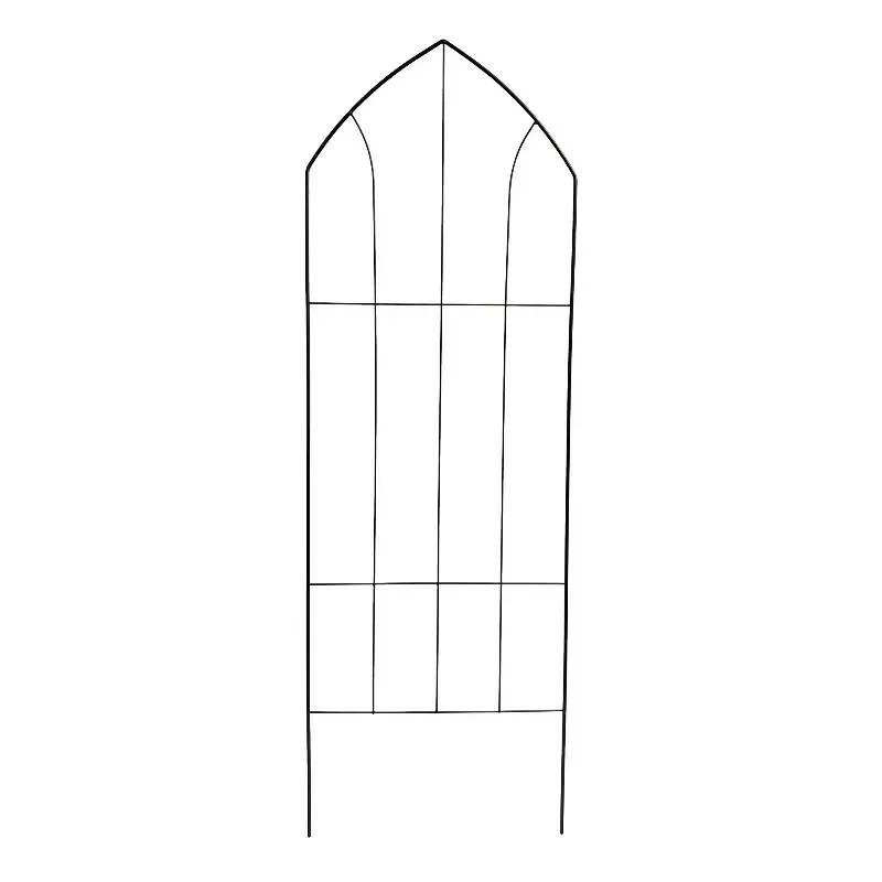 Gothic Screen Trellis | Freestanding Steel Garden Trellis for Climbing Plants & Privacy Screens
