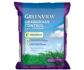 GreenView Crabgrass Control Plus Lawn Food With GreenSmart