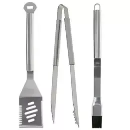 Grill Zone 3-Piece Stainless Steel Tool Set