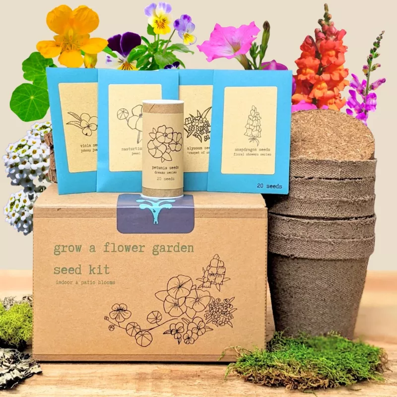 “Grow a Flower Garden” Indoor Blooms Seed Kit