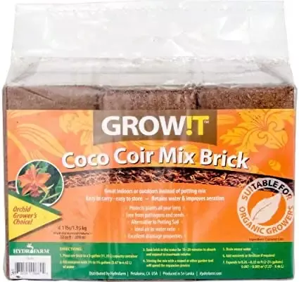 Grow It Coco Coir Peat Bricks (3 in One Pack!)