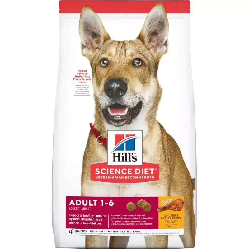 Hill’s Science Diet Adult 1-6 Chicken & Barley Recipe Dry Dog Food 35-Lbs.