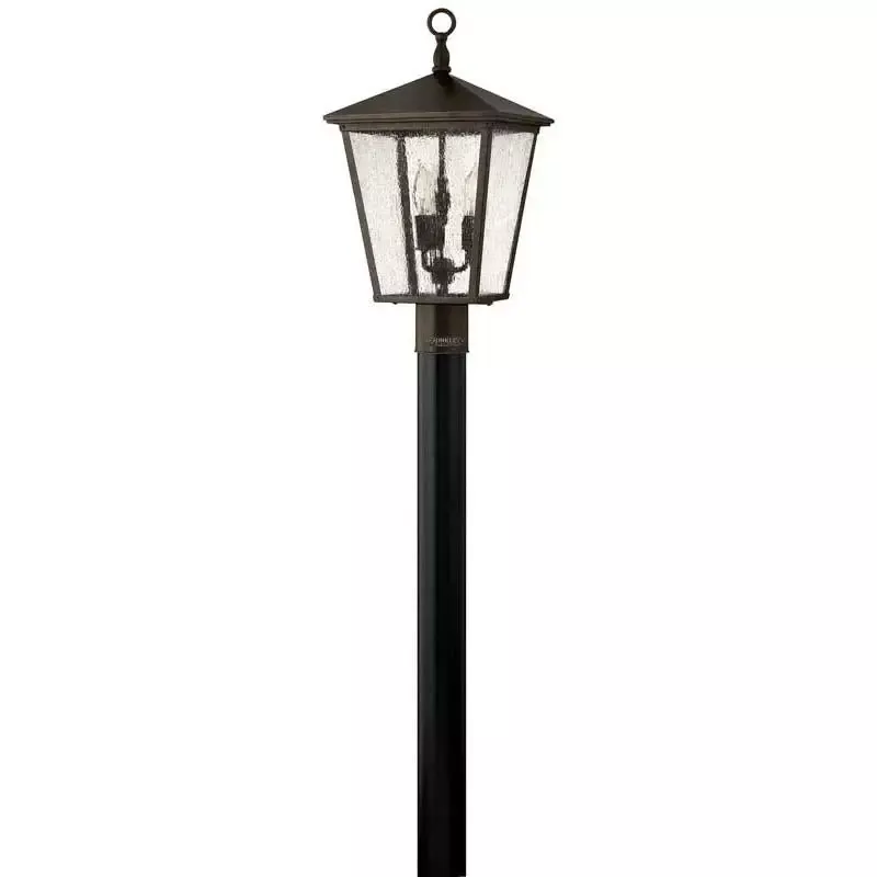 Hinkley 1431 Regency Bronze Outdoor Trellis Post Mount Light
