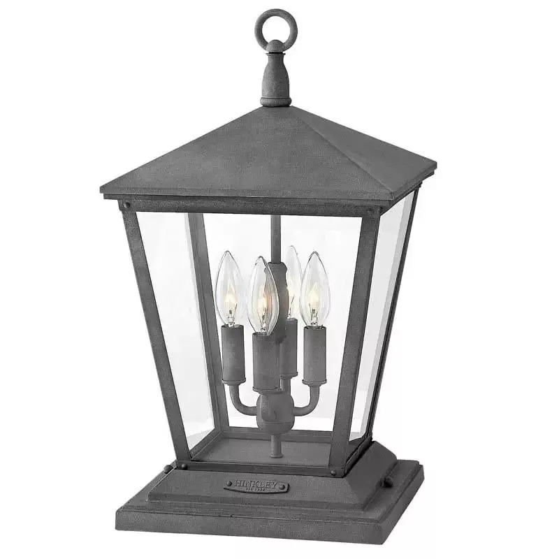 Hinkley 1437 Regency Bronze Outdoor Trellis Post Mount Light