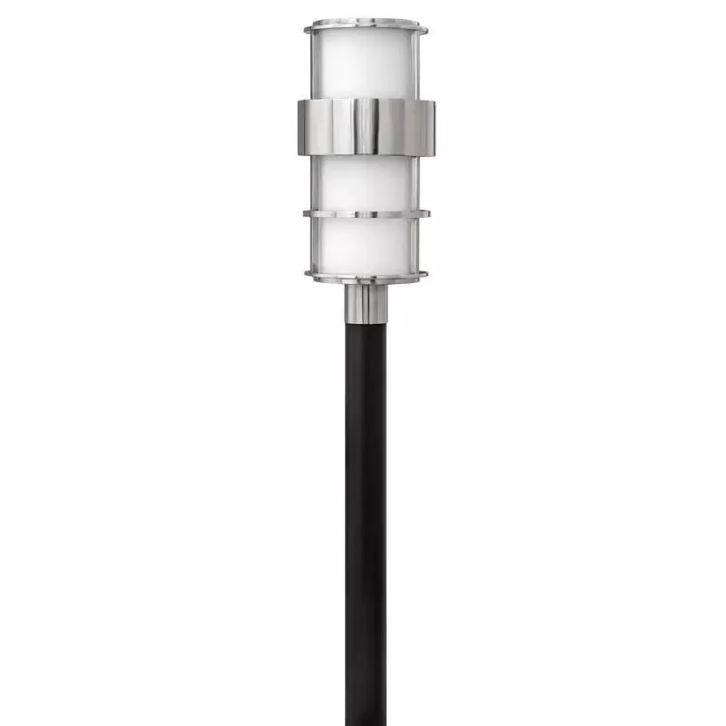 Hinkley 1901 Socket Outdoor Saturn Stainless Steel Post Mount Light