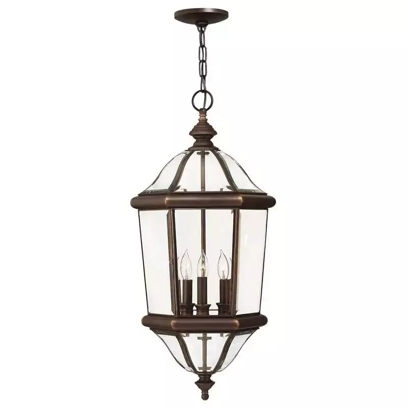 Hinkley 2452CB Outdoor Augusta Copper Bronze Hanging Light