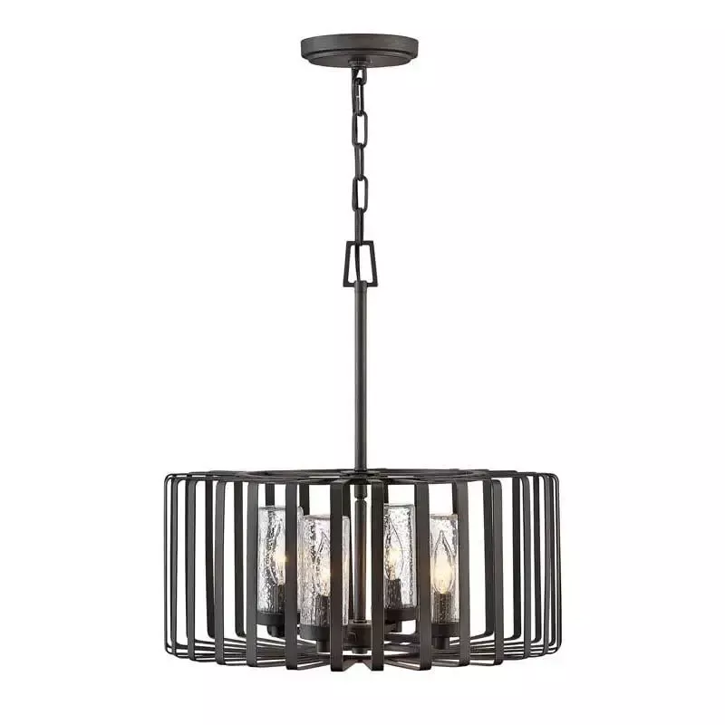 Hinkley 29504BGR Outdoor Reid Brushed Graphite Hanging Light