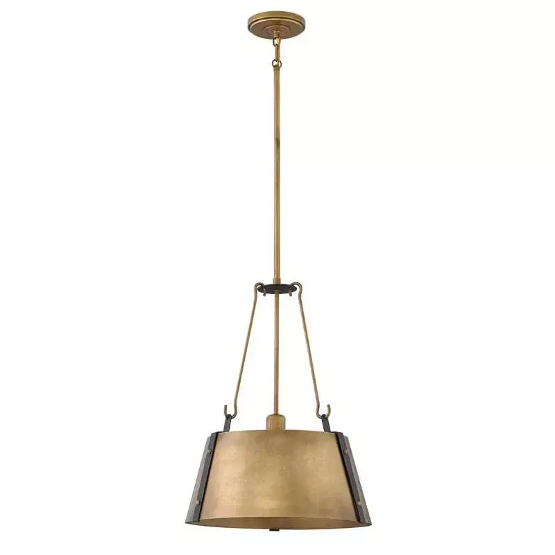 Hinkley 3394 Rustic Brass Chandelier Cartwright