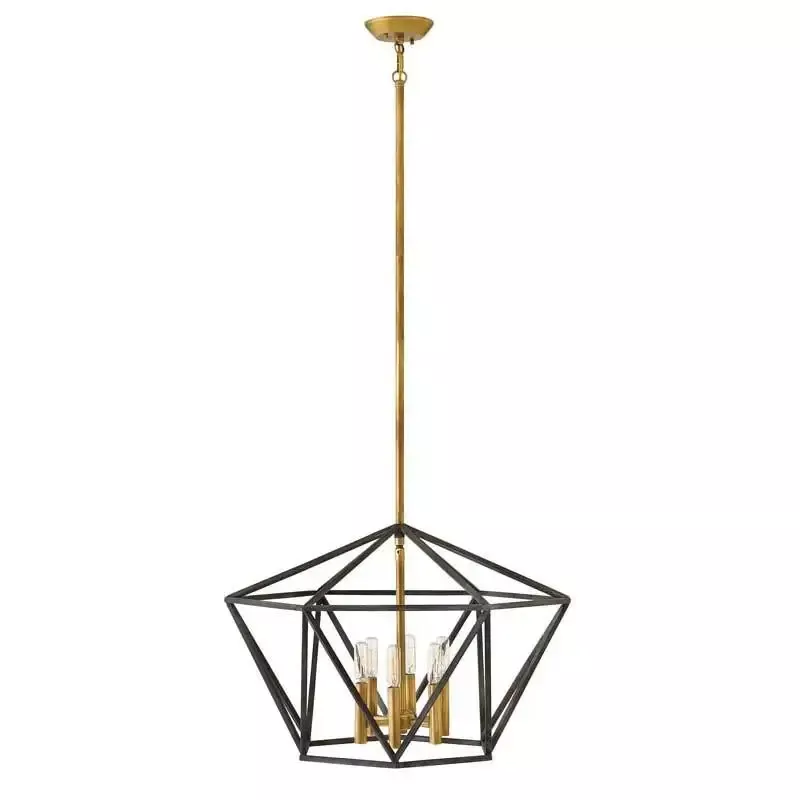 Hinkley 3576DZ Chandelier Theory Aged Zinc