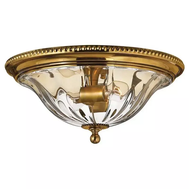 Hinkley 3616BB Foyer Cambridge Burnished Brass Ceiling Light