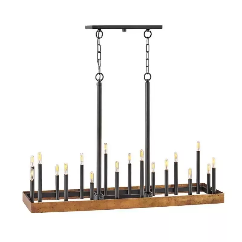 Hinkley 3868WA Chandelier Wells Weathered Brass