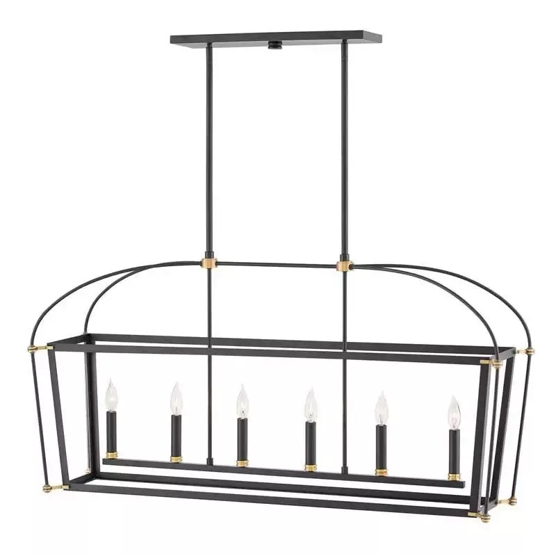 Hinkley 4054BK Chandelier Selby Black